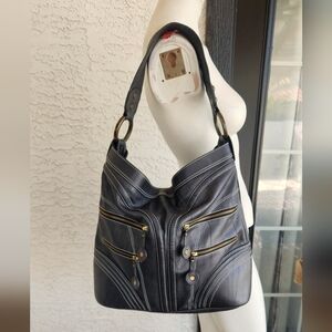 ISABELLA FIORE SUPER SOFT‎ LEATHER HOBO BIG BAG